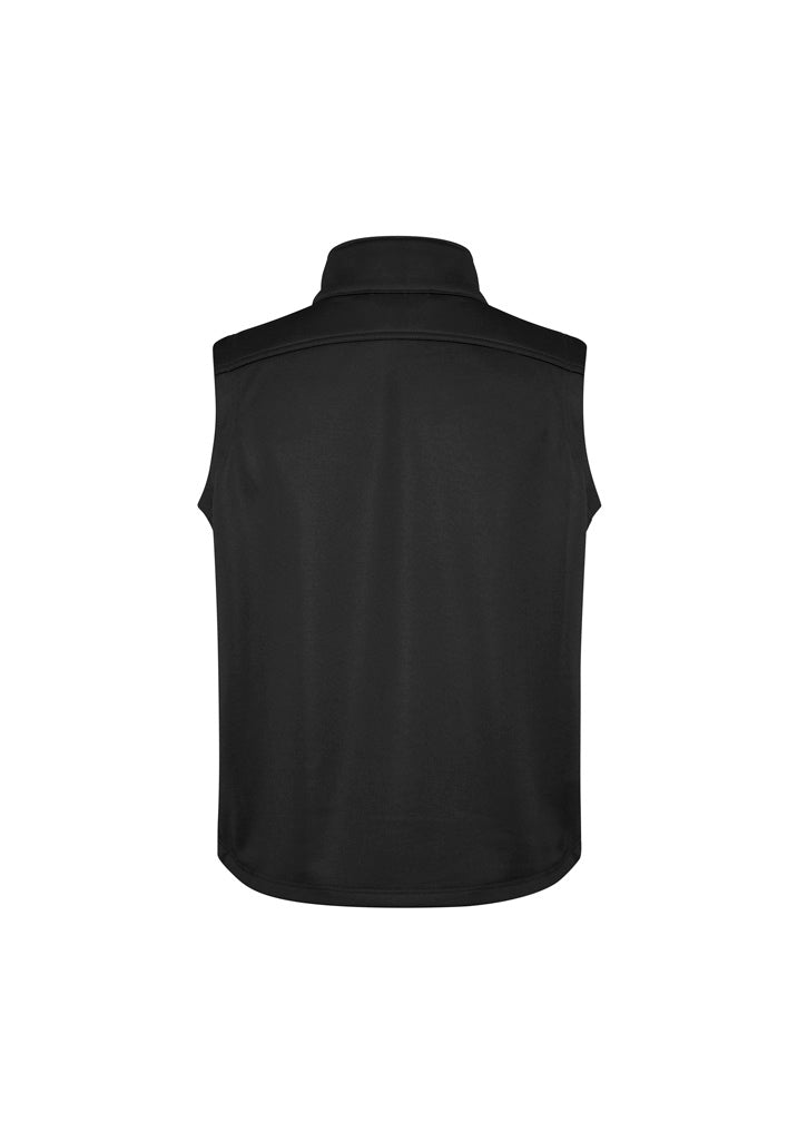 Biz Collection Mens Softshell Vest - Black