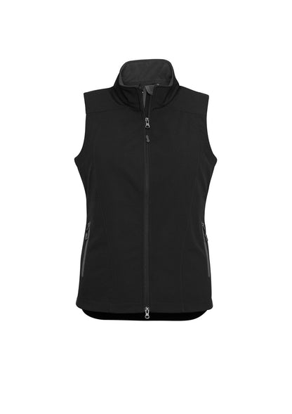 Biz Collection Womens Geneva Vest - Black/Graphite