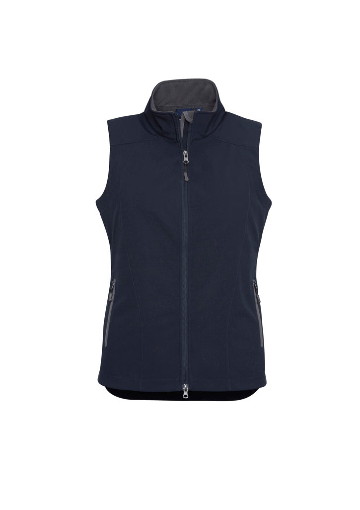 Biz Collection Womens Geneva Vest - Navy/Graphite