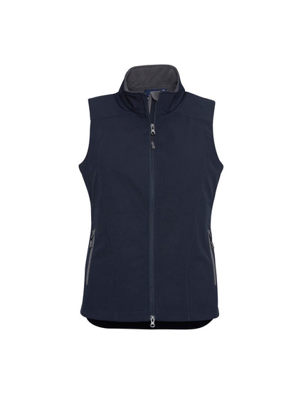 Biz Collection Womens Geneva Vest - Navy/Graphite