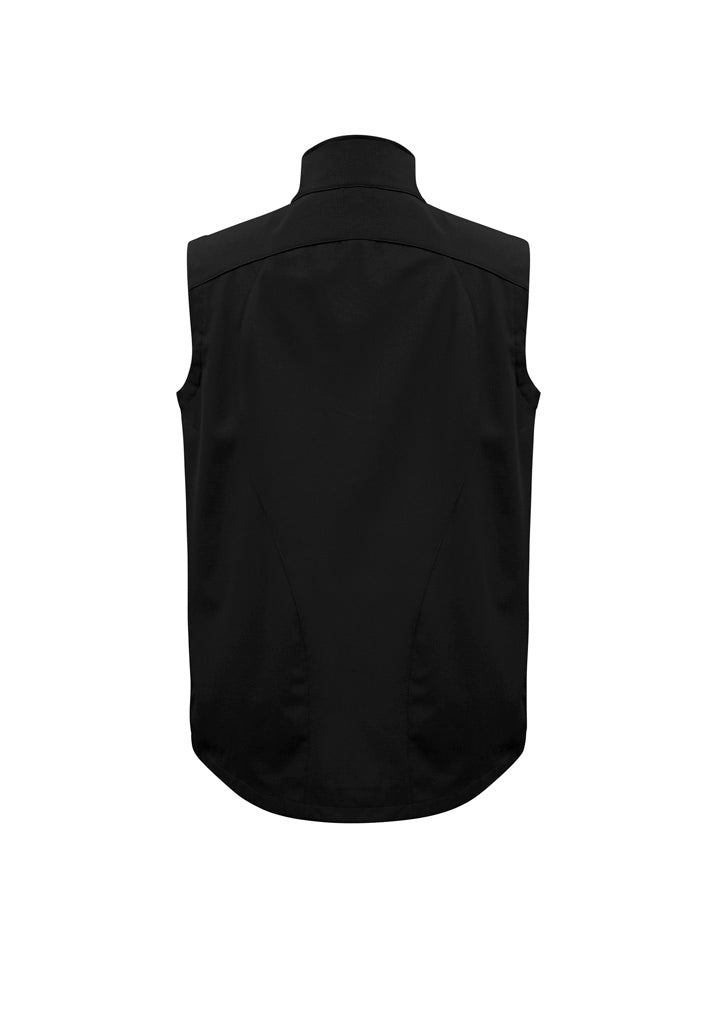 Biz Collection Mens Geneva Vest - Black/Graphite