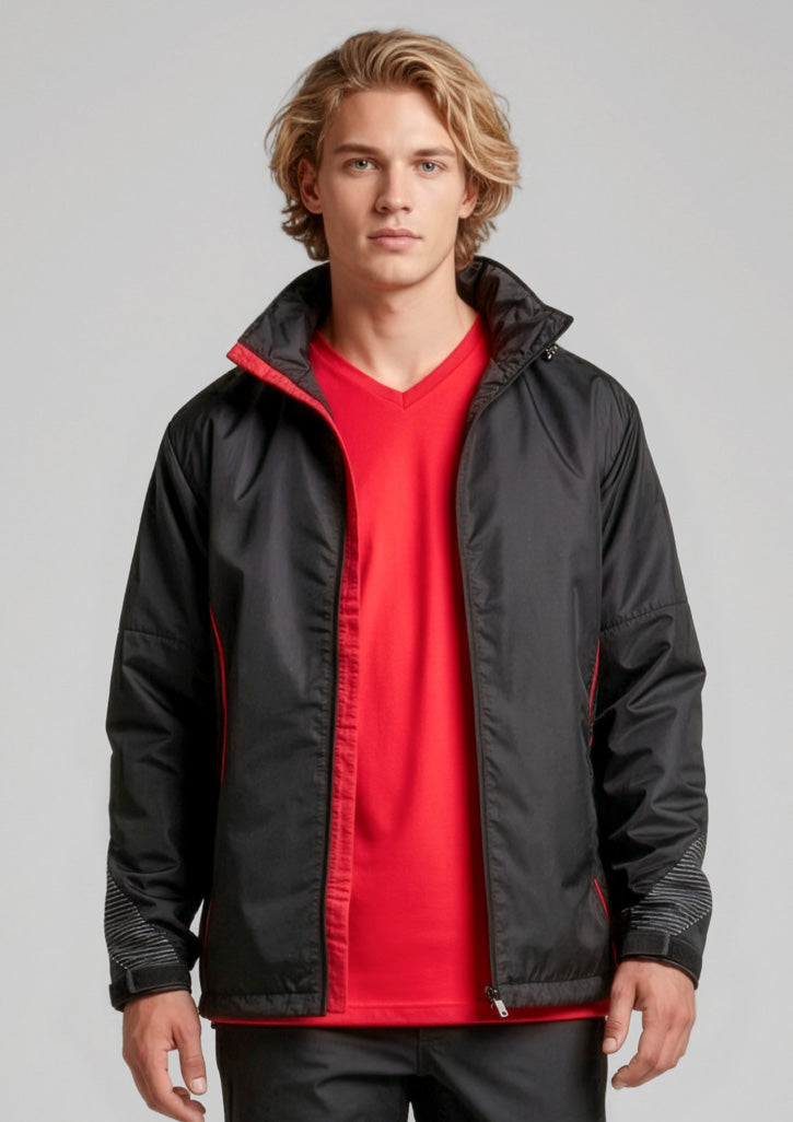 Biz Collection Unisex Razor Jacket - Black/Red