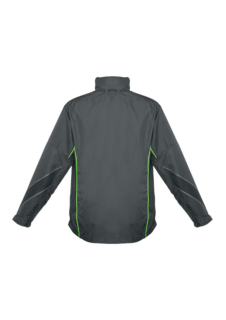 Biz Collection Unisex Razor Jacket - Grey/Fluoro Lime
