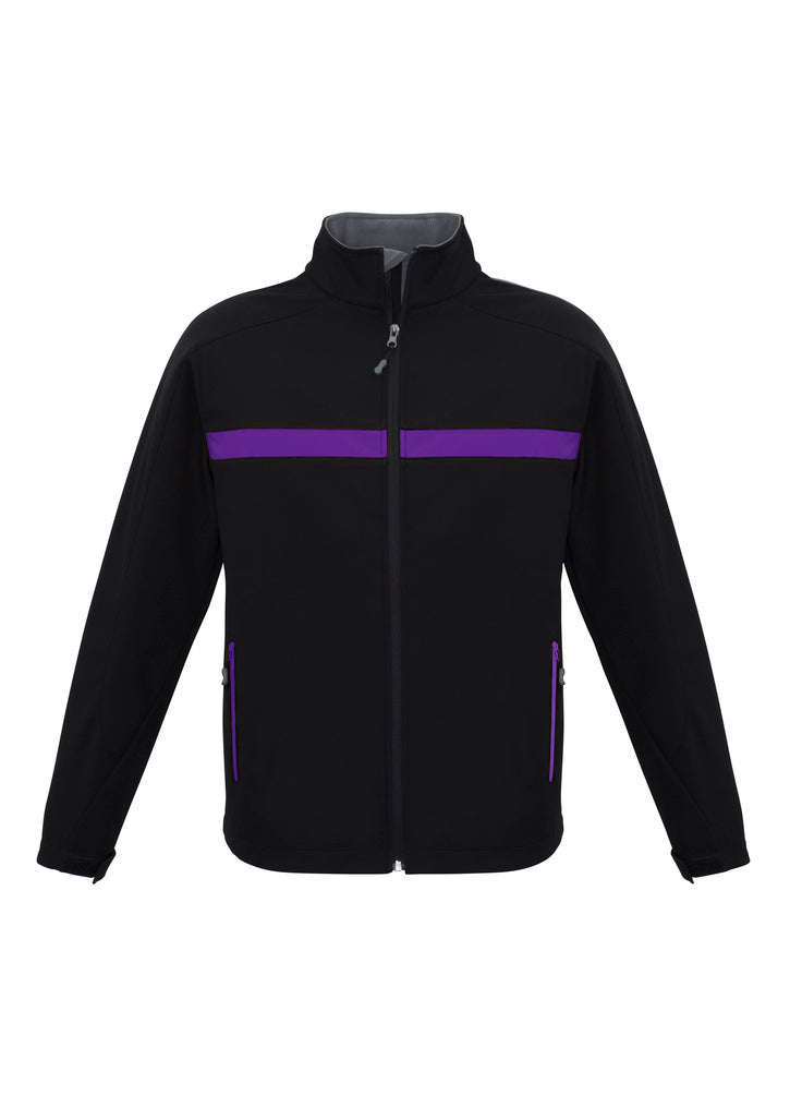 Biz Collection Unisex Charger Jacket - Black/Red/Grey