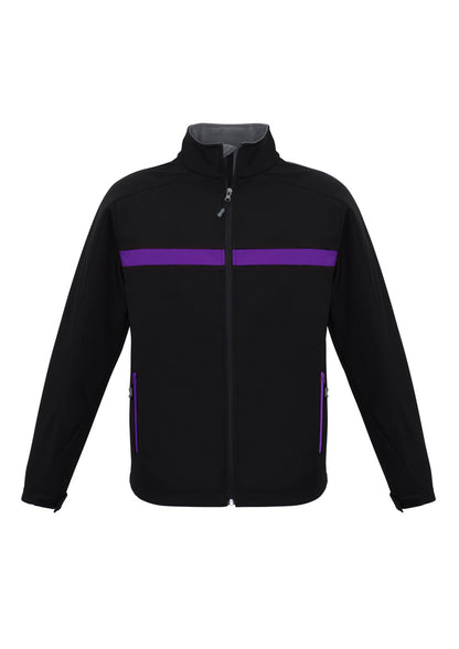 Biz Collection Unisex Charger Jacket - Black/Red/Grey