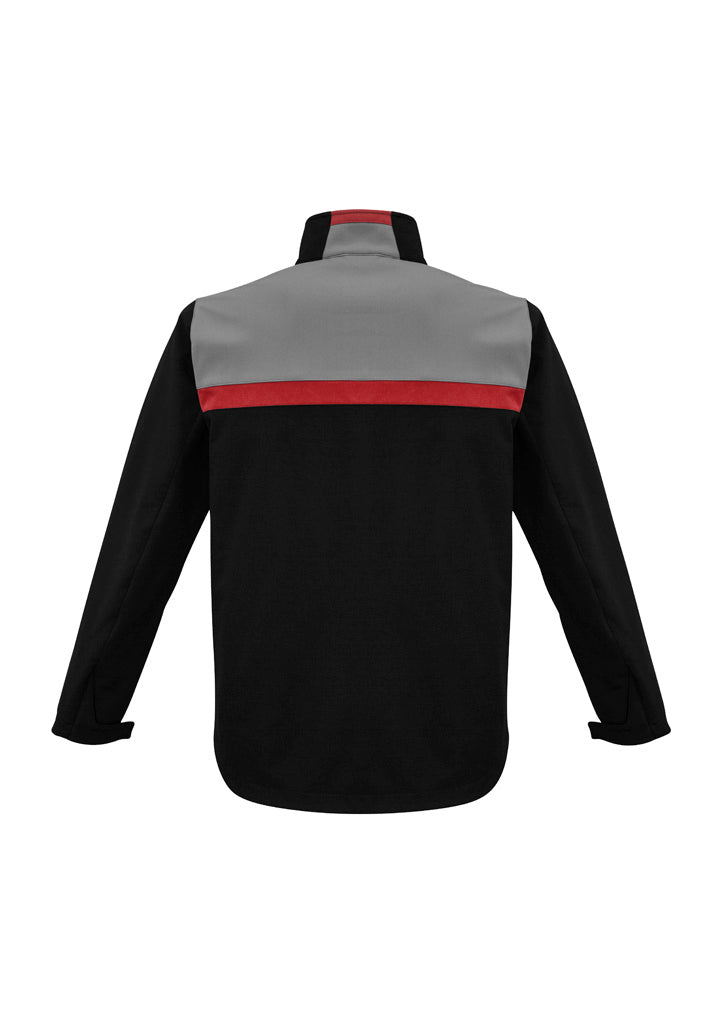 Biz Collection Unisex Charger Jacket - Black/Red/Grey