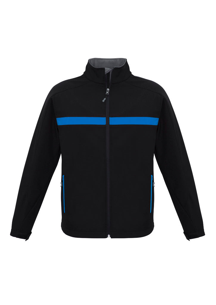 Biz Collection Unisex Charger Jacket - Black/Royal/Grey