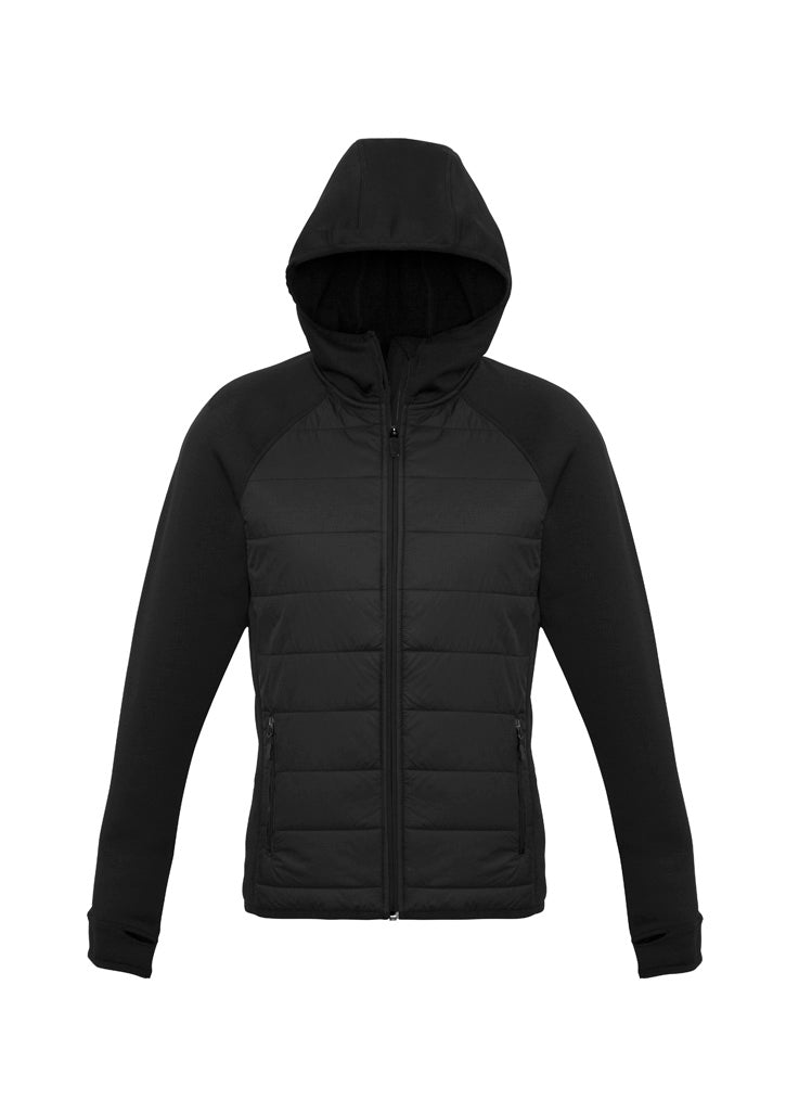 Biz Collection Womens Stealth Jacket - Black/Silver