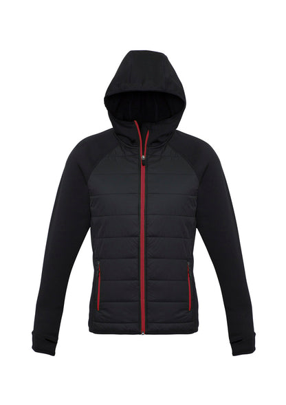 Biz Collection Womens Stealth Jacket - Black/Red