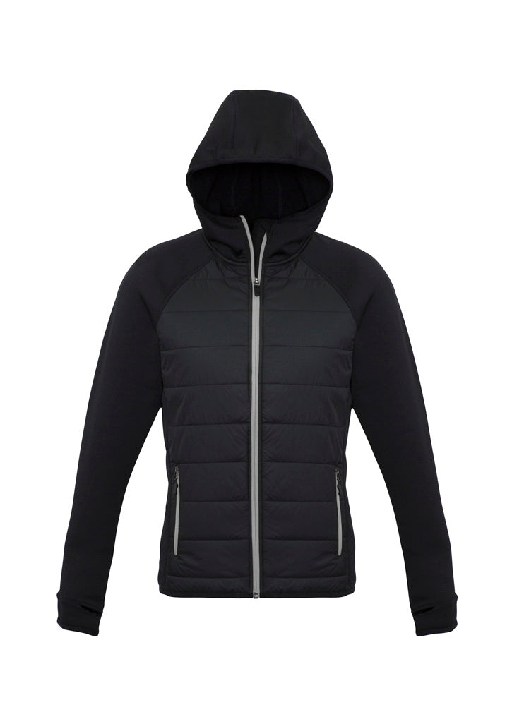 Biz Collection Womens Stealth Jacket - Black/Silver