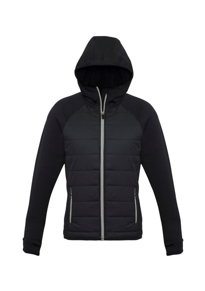 Biz Collection Womens Stealth Jacket - Black/Silver