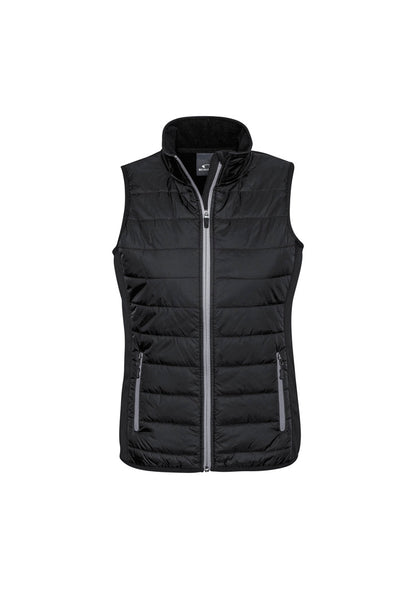 Biz Collection Womens Stealth Vest - Black/Silver