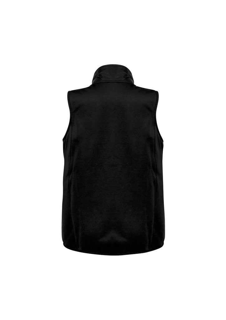 Biz Collection Mens Stealth Vest - Black/Red