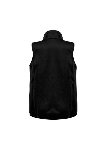 Biz Collection Mens Stealth Vest - Black/Red