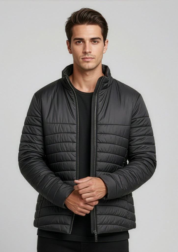 Biz Collection Mens Expedition Jacket - Black
