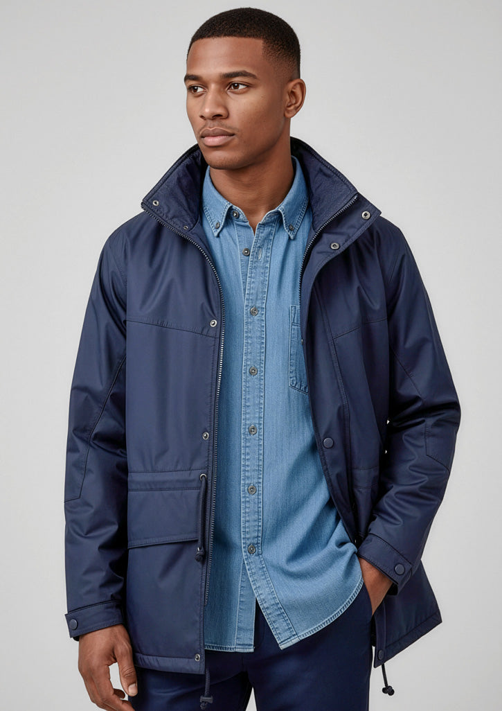 Biz Collection Unisex Trekka Jacket - Navy