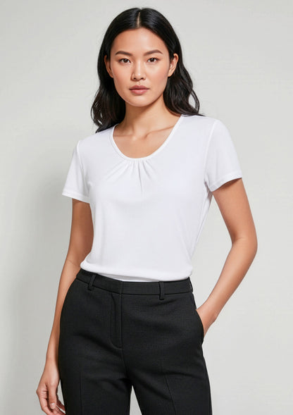 Biz Collection Womens Chic Top - White