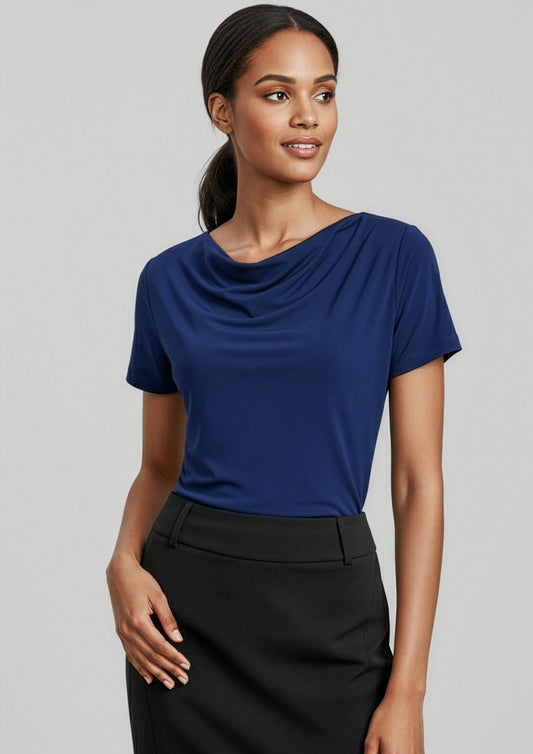 Biz Collection Womens Ava Top - Midnight Blue