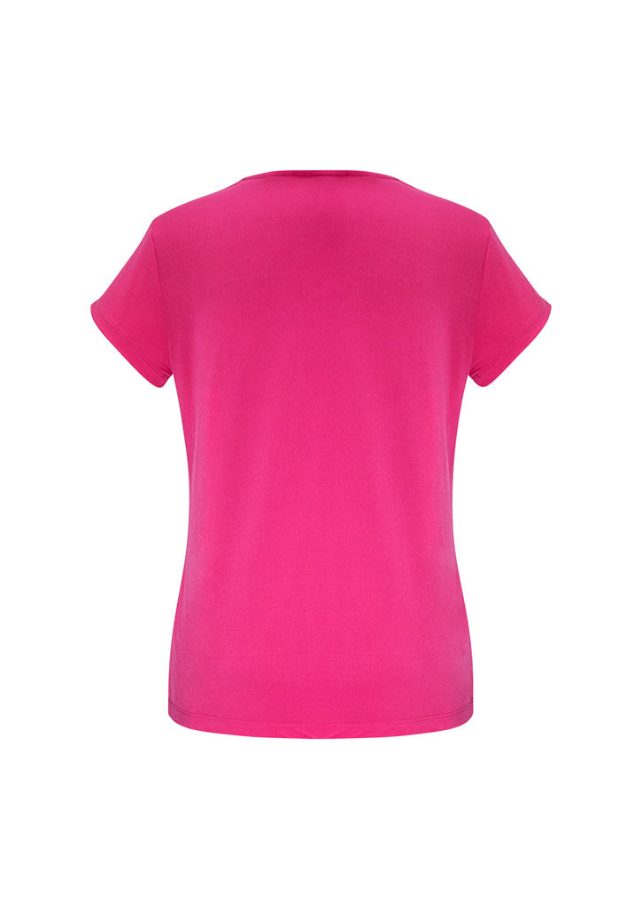 Biz Collection Womens Lana Short Sleeve Top - Fuchsia