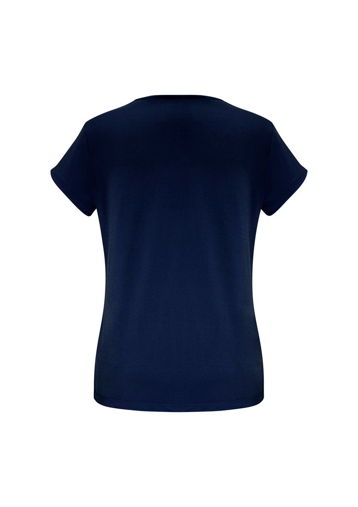 Biz Collection Womens Lana Short Sleeve Top - Ink