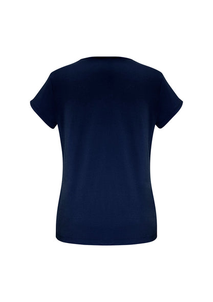 Biz Collection Womens Lana Short Sleeve Top - Ink