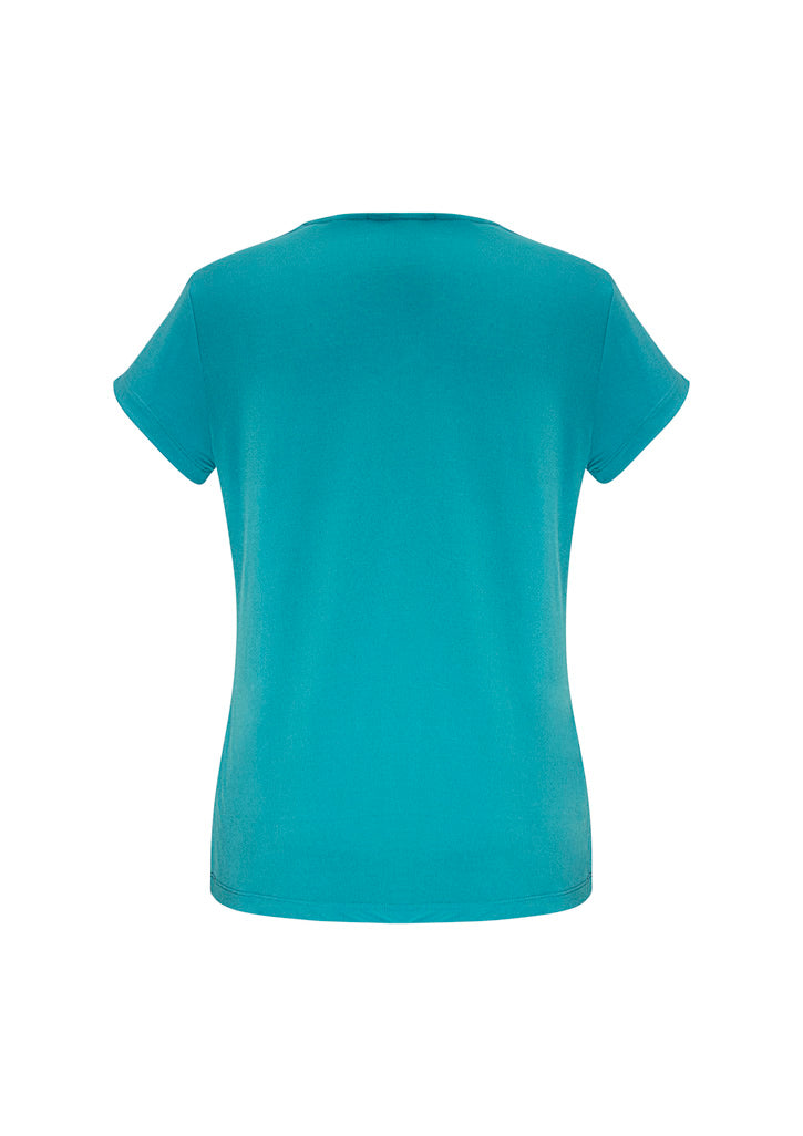 Biz Collection Womens Lana Short Sleeve Top - Turquoise