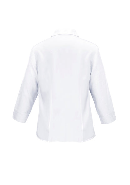 Biz Collection Womens Oasis 3/4 Sleeve Shirt - White