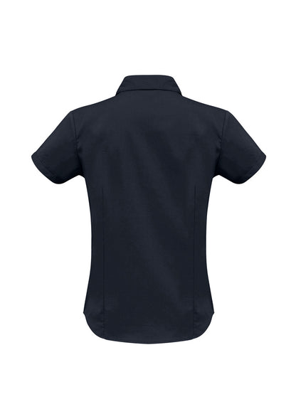 Biz Collection Womens Metro Short Sleeve Shirt - Black