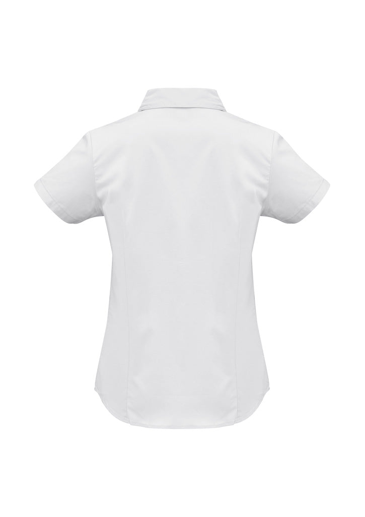 Biz Collection Womens Metro Short Sleeve Shirt - White