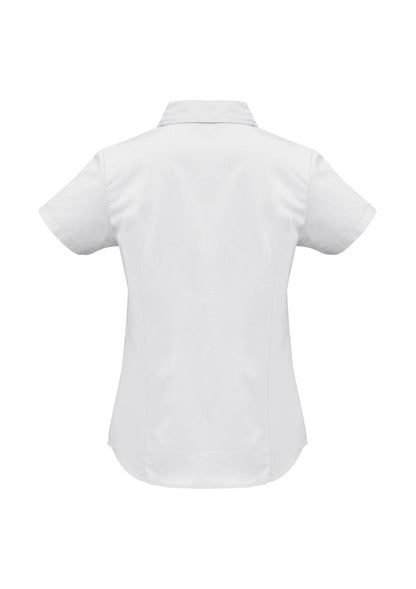 Biz Collection Womens Metro Short Sleeve Shirt - White