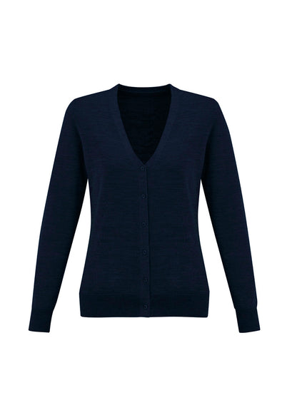 Biz Collection Womens Roma Knit Cardigan - Navy