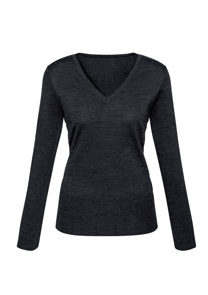 Biz Collection Womens Milano Pullover - Charcoal