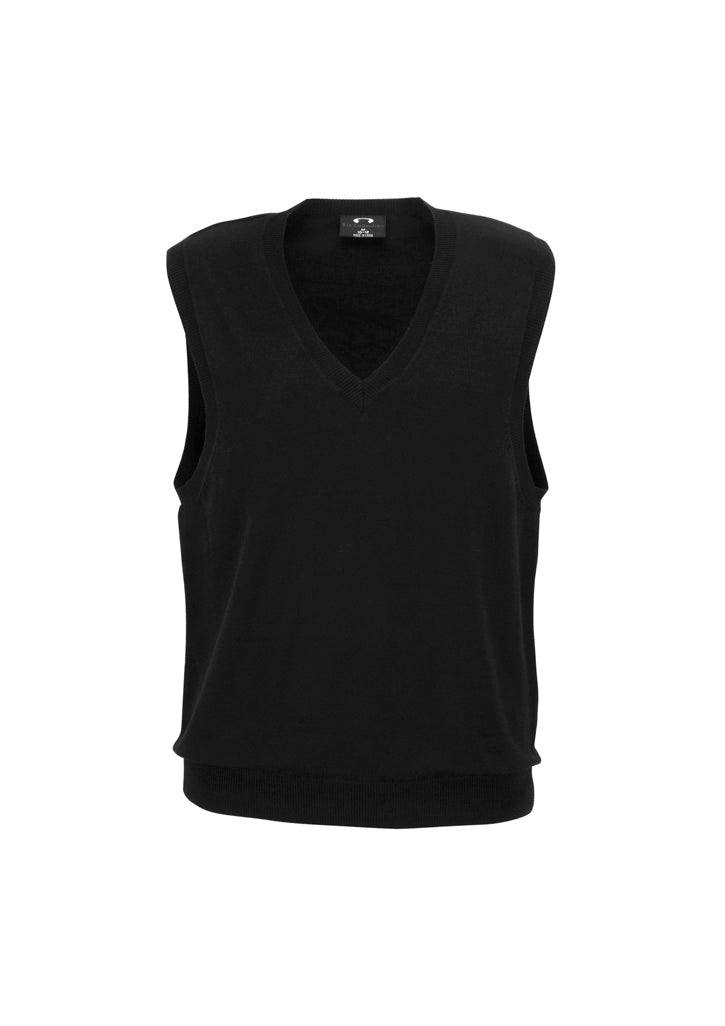 Biz Collection Womens V-Neck Knit Vest - Black