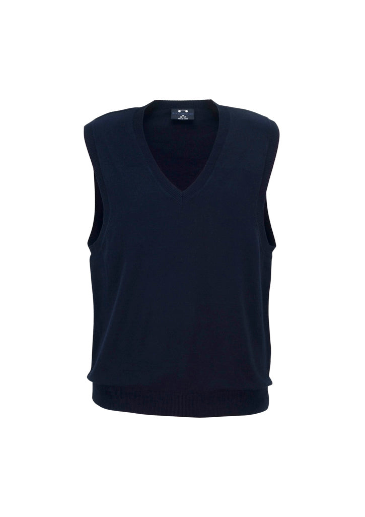 Biz Collection Womens V-Neck Knit Vest - Navy