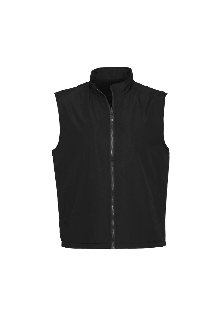 Biz Collection Unisex Reversible Fleece Vest - Navy
