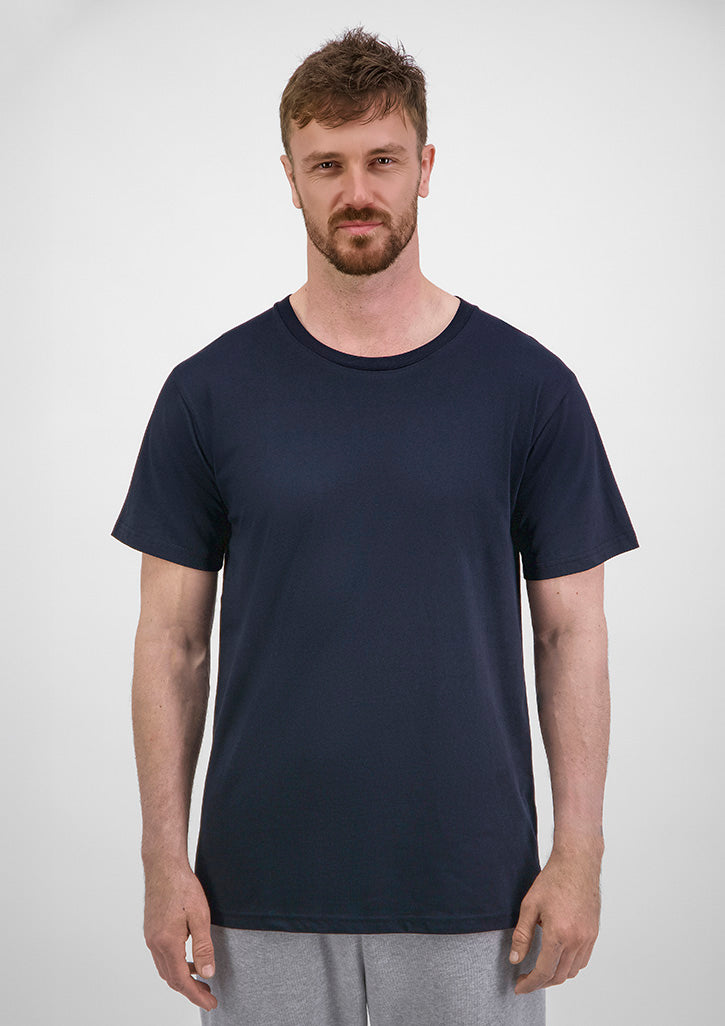 Good Mates Mens Basis Short Sleeve Tee - Navy