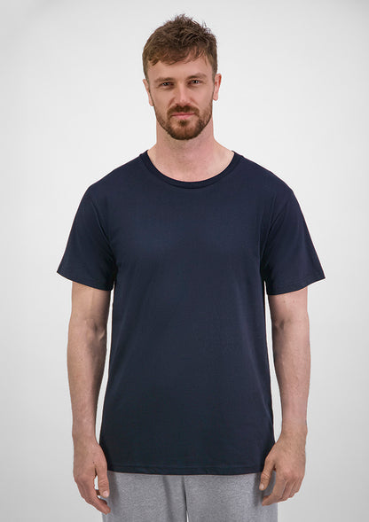 Good Mates Mens Basis Short Sleeve Tee - Navy