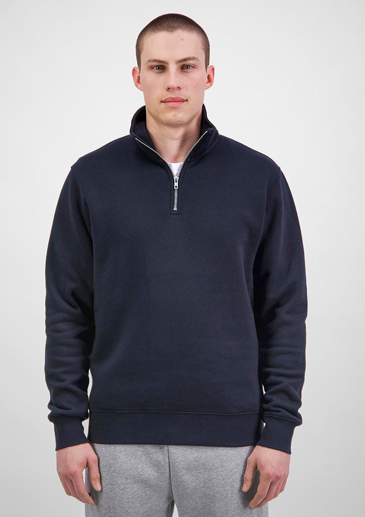 Good Mates Mens Everyday 1/4 Zip - Navy