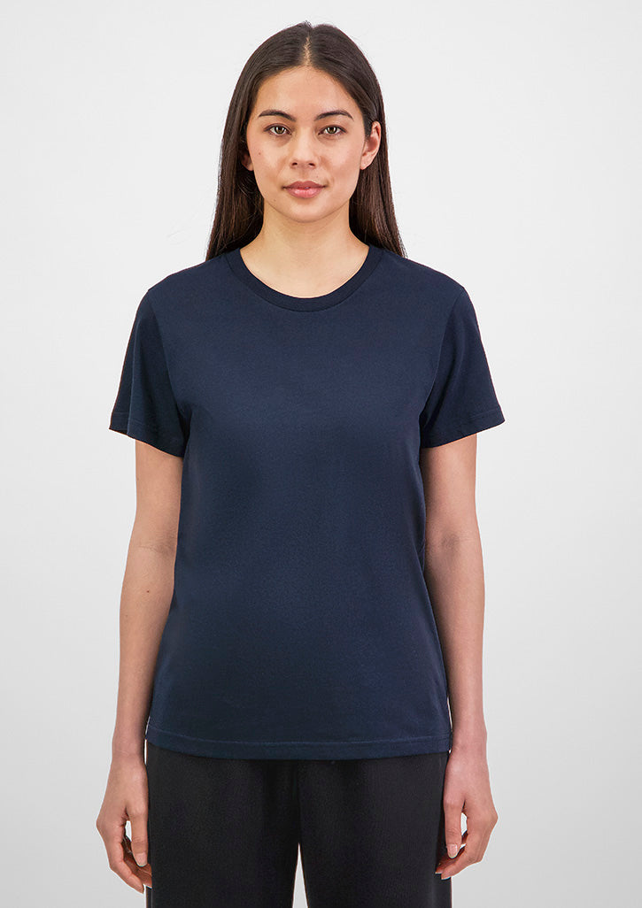 Good Mates Womens Basis Short Sleeve Tee - Navy