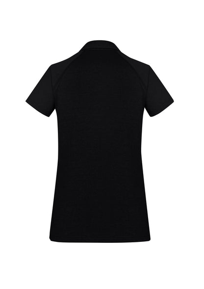 Biz Collection Womens Byron Short Sleeve Polo - Black