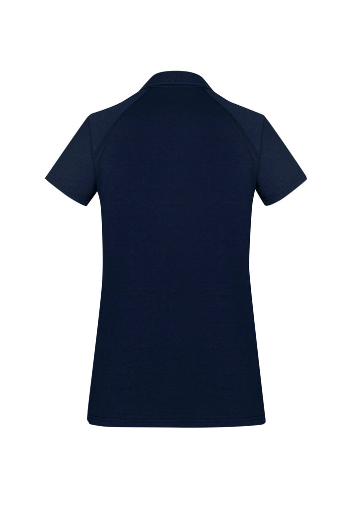 Biz Collection Womens Byron Short Sleeve Polo - Navy