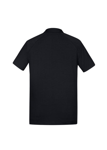 Biz Collection Mens Byron Short Sleeve Polo - Black