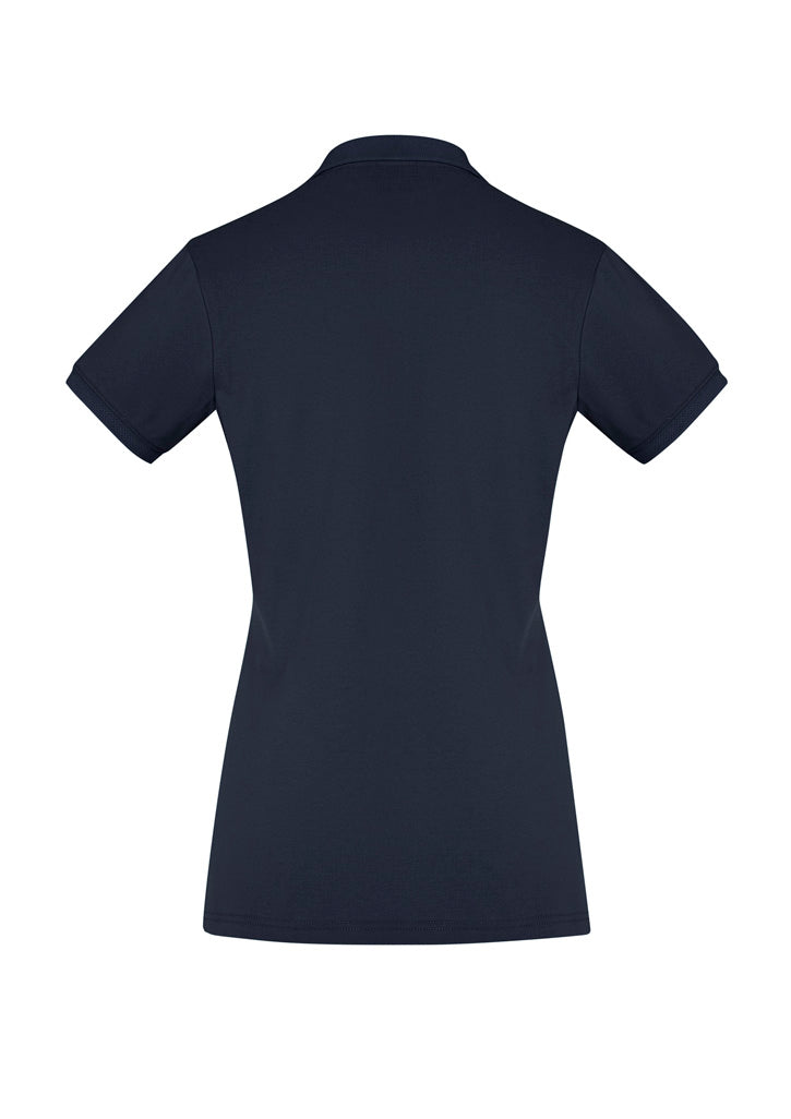 Biz Collection Womens City Short Sleeve Polo - Navy