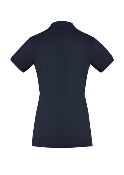 Biz Collection Womens City Short Sleeve Polo - Navy