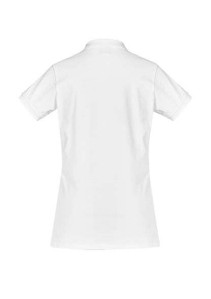 Biz Collection Womens City Short Sleeve Polo - White