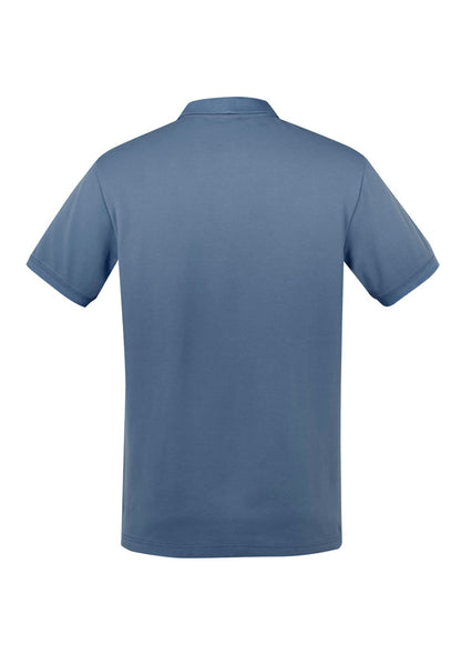 Biz Collection Mens City Short Sleeve Polo - Grey Smoke