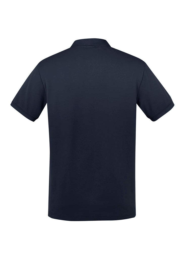 Biz Collection Mens City Short Sleeve Polo - Navy