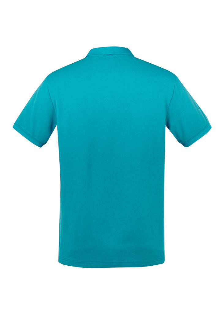Biz Collection Mens City Short Sleeve Polo - Teal