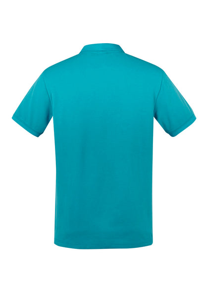 Biz Collection Mens City Short Sleeve Polo - Teal