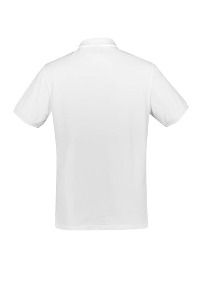 Biz Collection Mens City Short Sleeve Polo - White